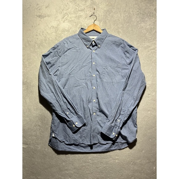 Joseph Abboud Modern Fit Men's XXL Blue Long Sleeved Button Down Shirt - Picture 1 of 10